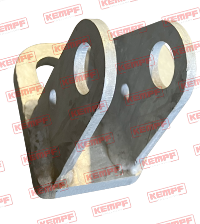 124707 Kempf Halter f. Umlenkrolle im Chassis, rechts